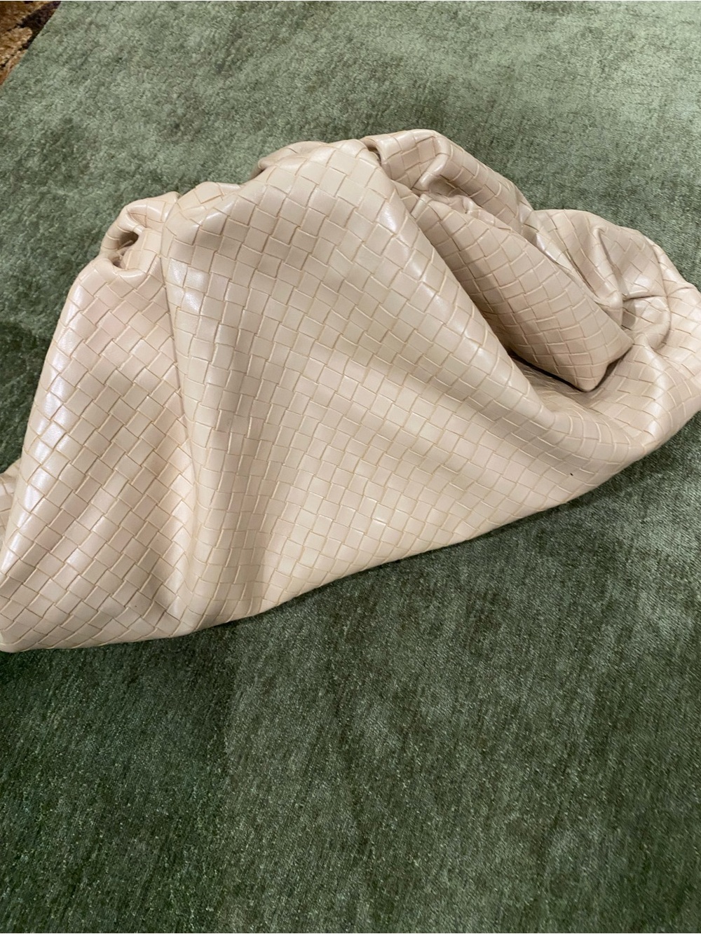 Pouch Clutch Beige Handbag